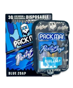 Blue Zoap Packman x Party Boyz 3 g wegwerpproduct