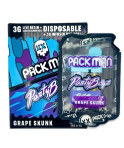 Grape Skunk Packman x Party Boyz 3G wegwerppijpje
